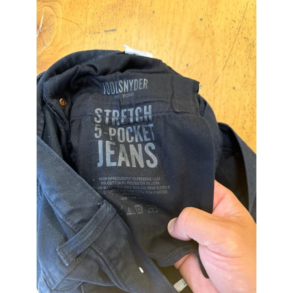 Todd Snyder Slim Fit 30x32 Stretch 5-Pocket Jeans Navy Blue